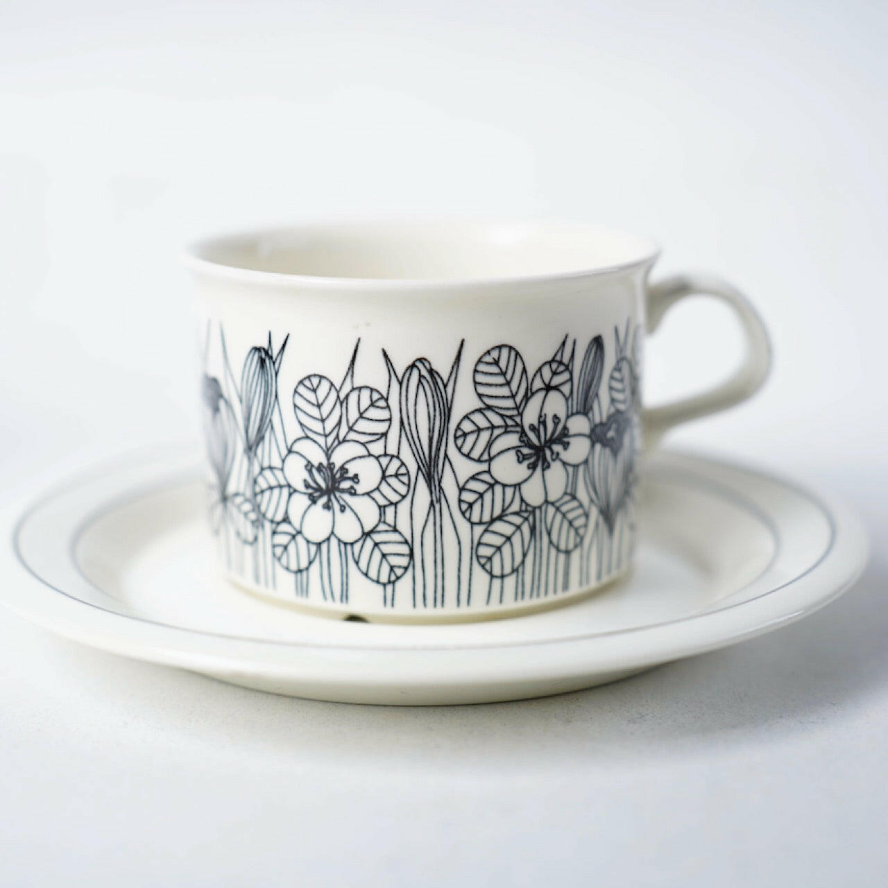 Rare size ARABIA Krokus tea cup & saucer - Scandinavian tableware  Tacksamycket – 北欧食器Tacksamycket / タックショミュッケ