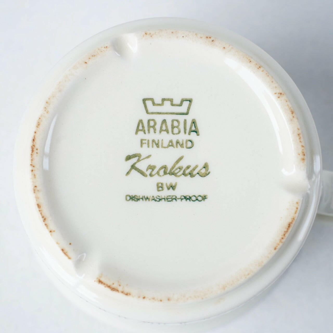 訳あり品 希少サイズ アラビア（ARABIA）クロッカス（Krokus）ティーカップ＆ソーサー コーヒーカップ・ティーカップ ARABIA   