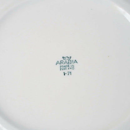 ヴィンテージ ARABIA スンヌンタイ（Sunnuntai）オーバルプレート21cm 2 皿 ARABIA   