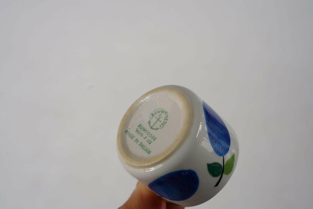 グスタフスベリ プルーヌス（Prunus）ヴィンテージ エッグカップ エッグカップ Gustavsberg   