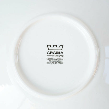初期モデル アラビア（ARABIA）パラティッシ（Paratiisi）ブラック ティーカップ＆ソーサー コーヒーカップ・ティーカップ ARABIA   