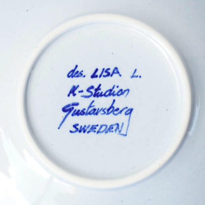 希少 リサ・ラーソン（Lisa Larson）直筆のハンドペイントカップ コーヒーカップ・ティーカップ Keramik Studion Gustavsberg   
