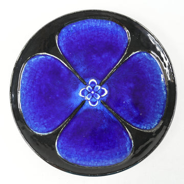 シルヴィア・レウショヴィウ　ロールストランド　小皿　花　北欧ヴィンテージ 　大 Rorstrand/ロールストランド/Sylvia Leuchovius/シルヴィア