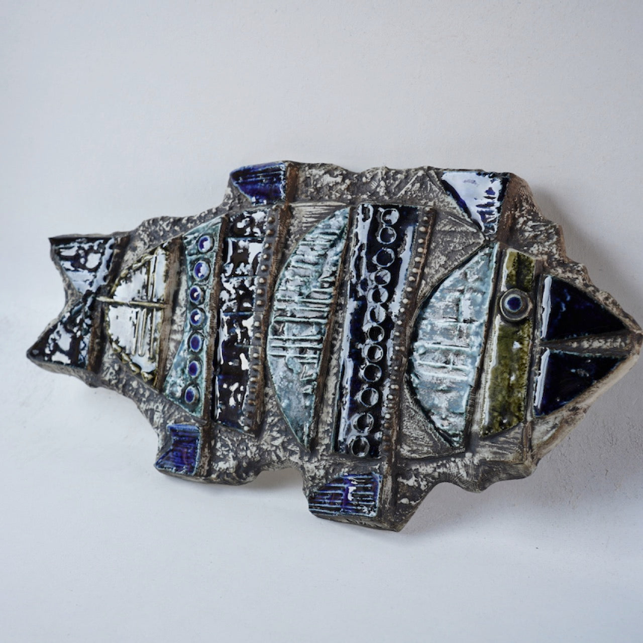 希少 リサ・ラーソン グスタフスベリ 150点限定 魚（Fisk）の陶板 陶板 Gustavsberg   