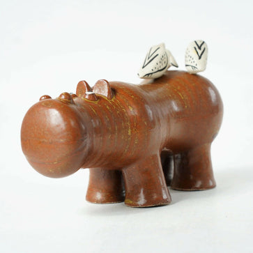 Lisa Larsson Gustavsberg Big Zoo (Stora Zoo) Hippo and Little Bird (Fl –  北欧食器Tacksamycket / タックショミュッケ