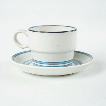 Gustavsberg Dart coffee cup and saucer