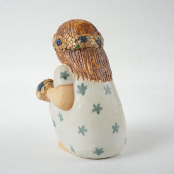 希少 リサ・ラーソン フリーランス作品 花を摘む少女 - 北欧食器タック