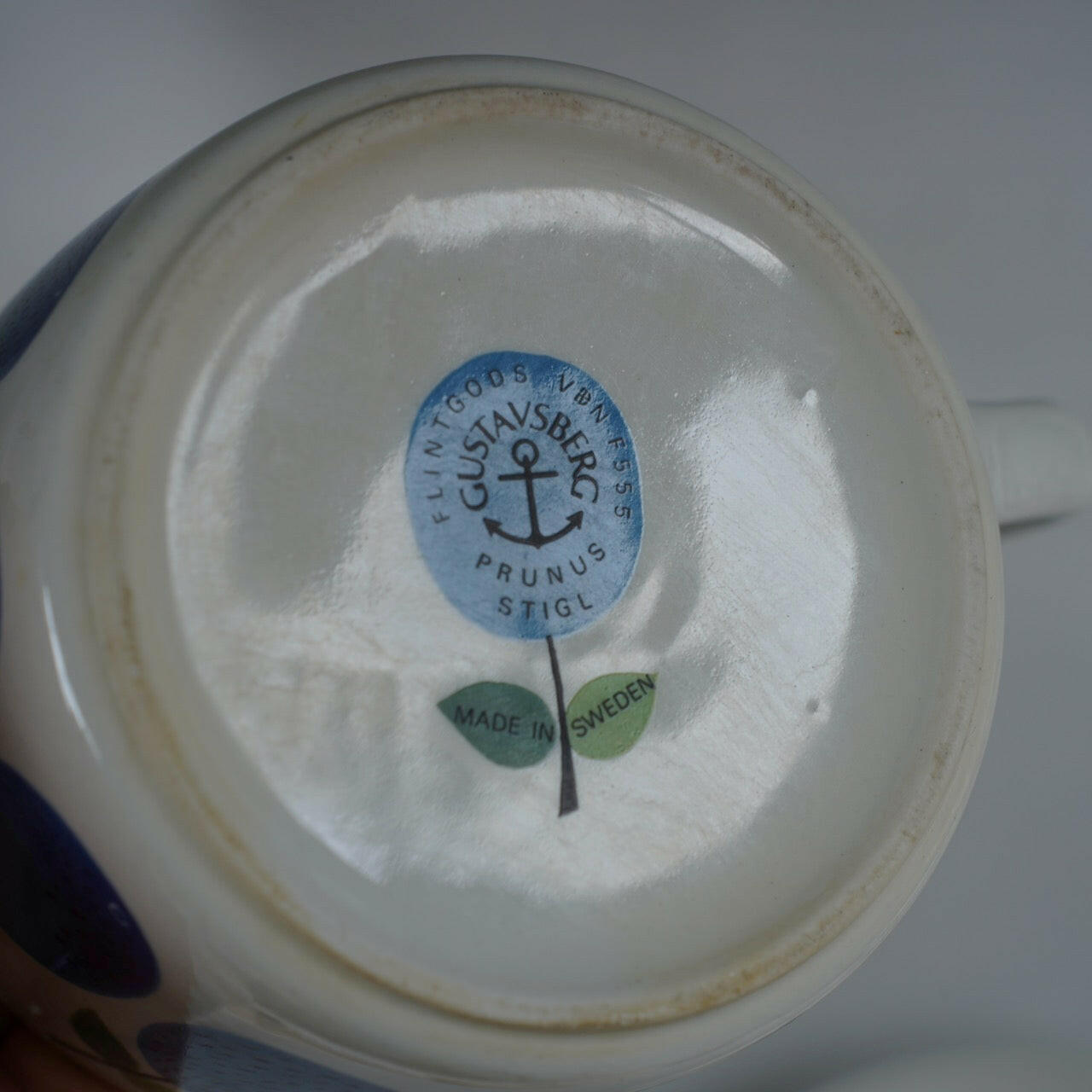 希少 グスタフスベリ プルーヌス（Prunus）チョコレートカップ コーヒーカップ・ティーカップ Gustavsberg   