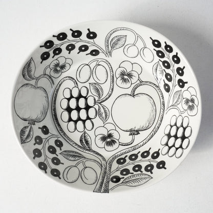 希少サイズ【最初期モデル】アラビア（ARABIA）ブラックパラティッシ（Paratiisi）大サイズ ボウル - 全体像