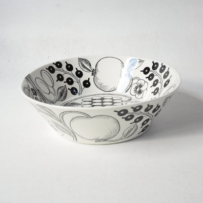 希少サイズ【最初期モデル】アラビア（ARABIA）ブラックパラティッシ（Paratiisi）大サイズ ボウル - ディテール 3