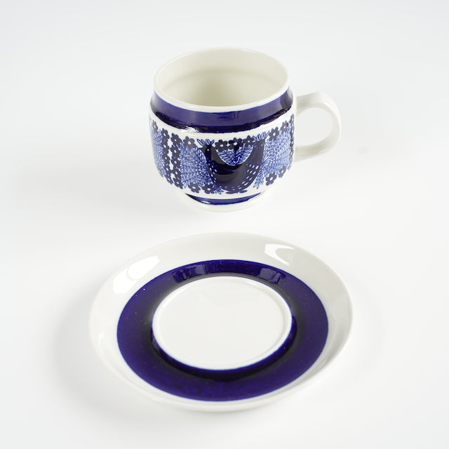 極美品 アラビア（ARABIA）シニリントゥ（Sinilintu）カップ＆ソーサー - ディテール 5
