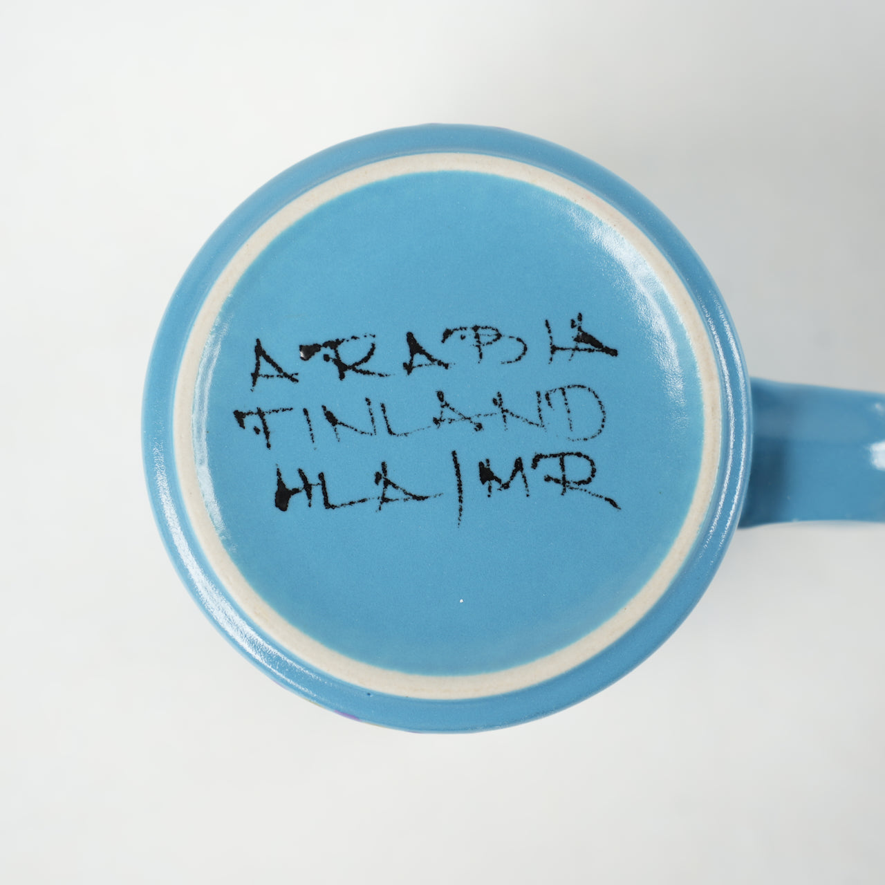 希少 アラビア（ARABIA）ヒルッカ・リーサ・アホラ HLA（Hilkka-Liisa Ahola）マグカップ - バックスタンプ・裏印
