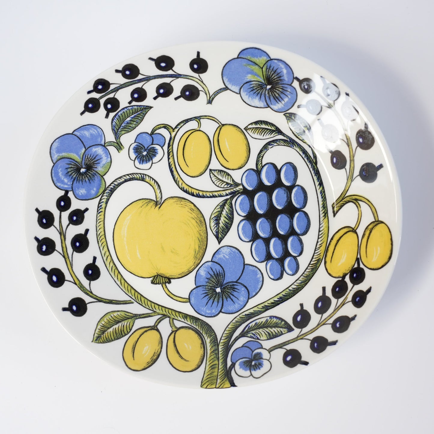 極美品【ヴィオラロゴ】アラビア（ARABIA）パラティッシ（Paratiisi）オーバルプレート25cm 1 - 全体像