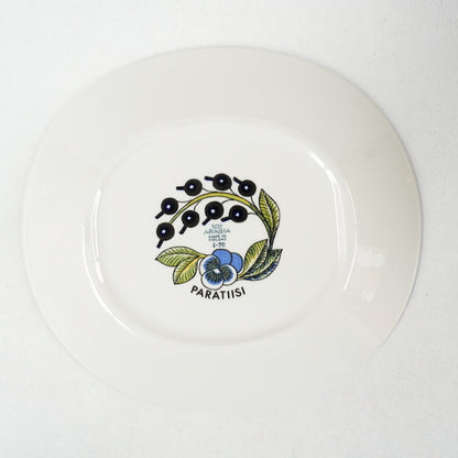 希少【ヴィオラロゴ】アラビア（ARABIA）パラティッシ（Paratiisi）オーバルプレート25cm 2 - デザイン・柄の詳細