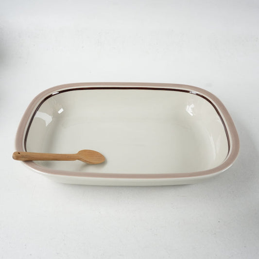 アラビア（ARABIA）コラーリ（Koralli）大サイズ オーブン皿 - 全体像