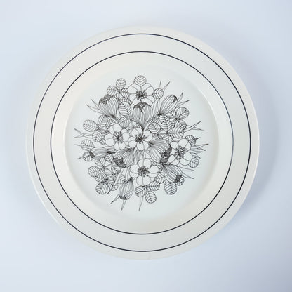 アラビア（ARABIA）クロッカス（Krokus）24cmプレート 1 - 全体像