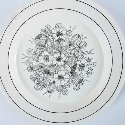 アラビア（ARABIA）クロッカス（Krokus）24cmプレート 1 - デザイン・柄の詳細