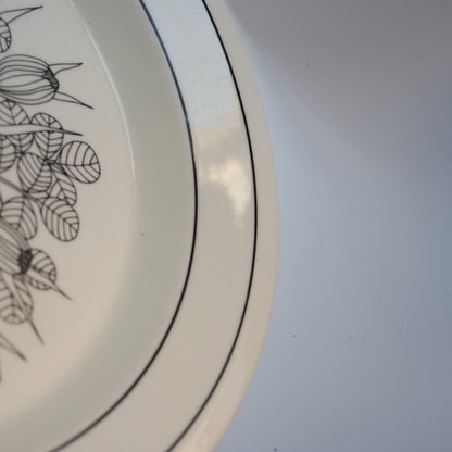 アラビア（ARABIA）クロッカス（Krokus）24cmプレート 1 裏面（バックスタンプ）