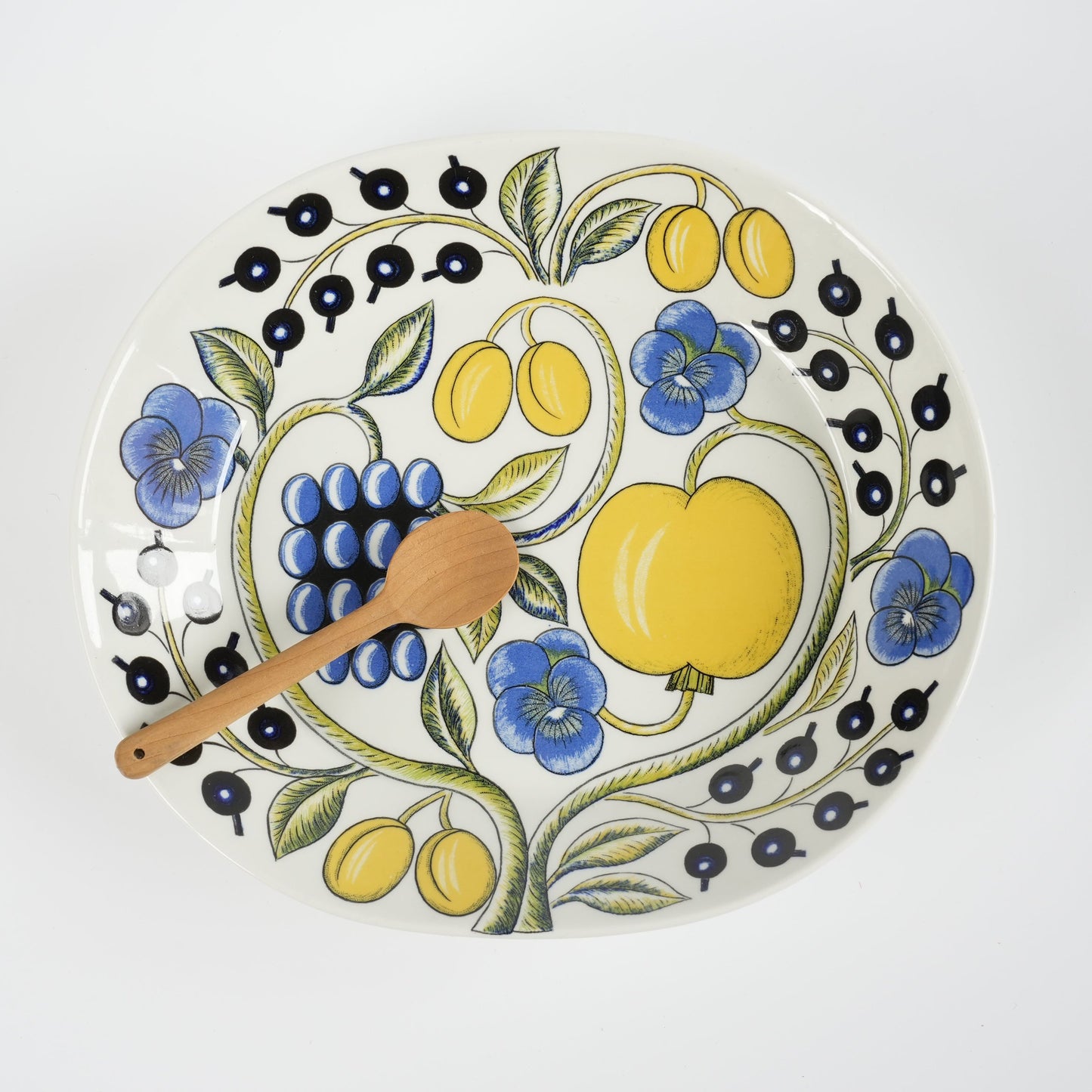 希少サイズ【ヴィオラロゴ】アラビア（ARABIA）パラティッシ（Paratiisi）深皿 スープ皿25cm - ARABIA - 北欧食器タックショミュッケ