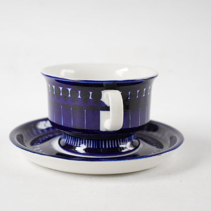 極美品 アラビア（ARABIA）バレンシア（Valencia）ティーカップ＆ソーサー - 側面