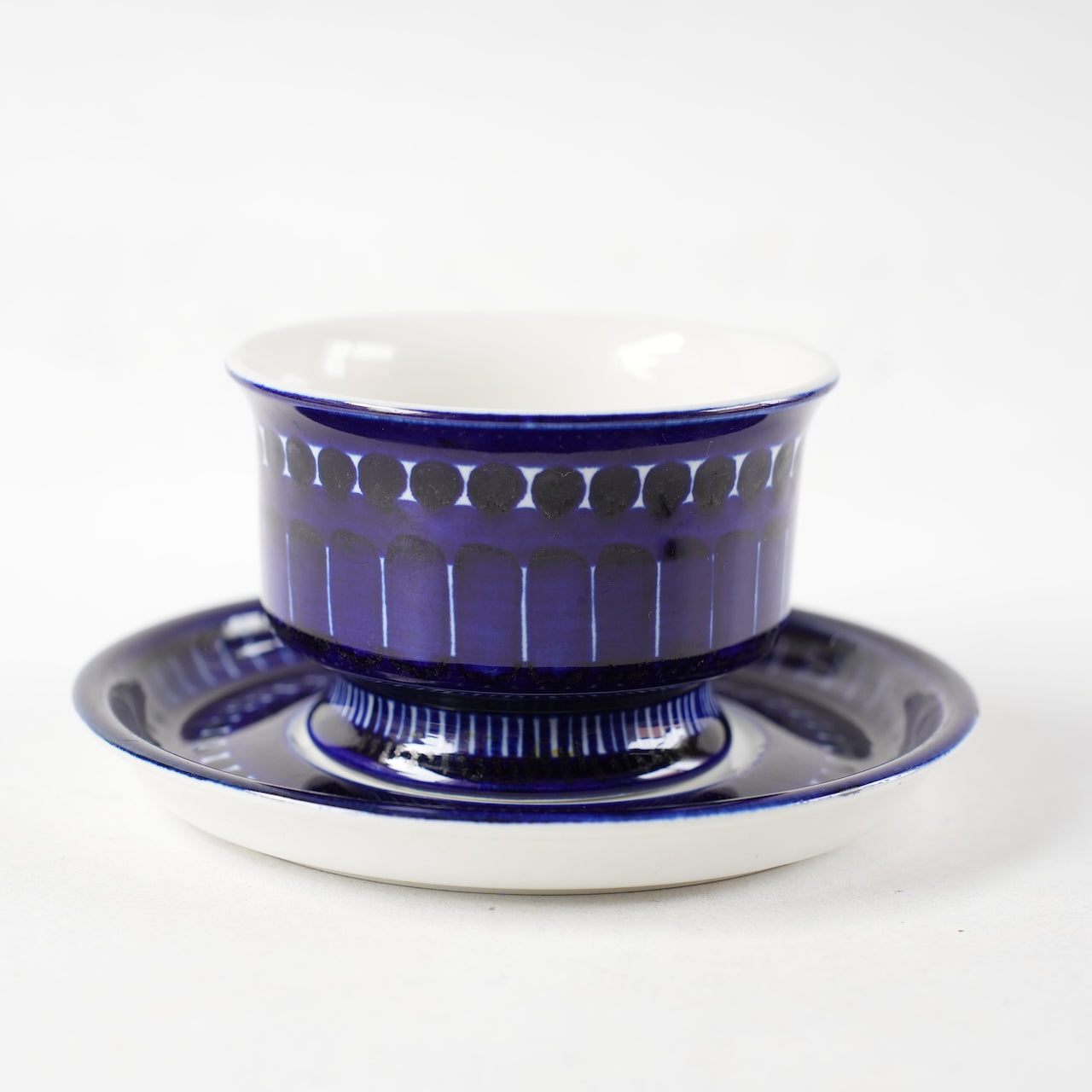 極美品 アラビア（ARABIA）バレンシア（Valencia）ティーカップ＆ソーサー - ディテール 4