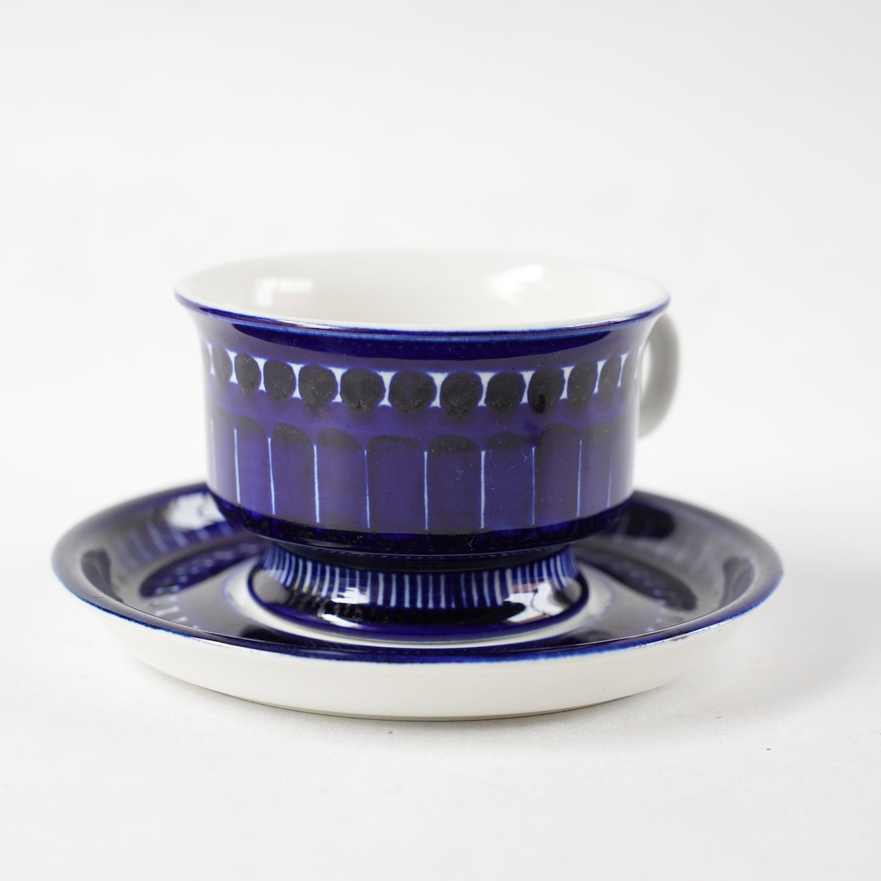 極美品 アラビア（ARABIA）バレンシア（Valencia）ティーカップ＆ソーサー - ディテール 5