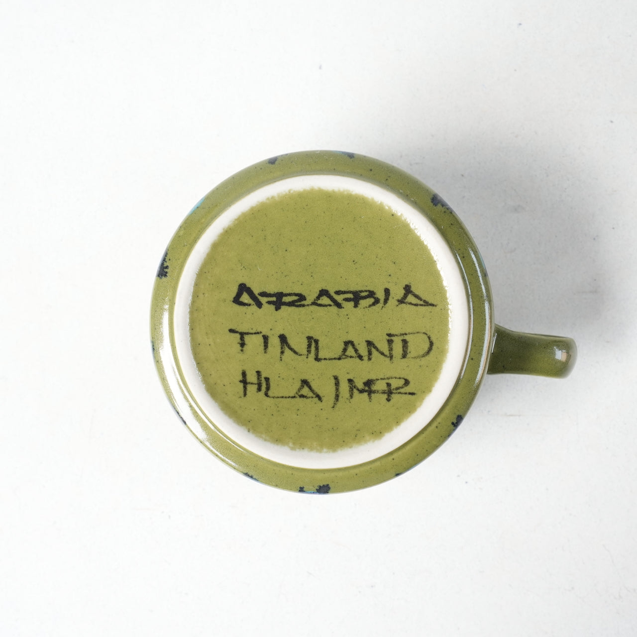 希少 アラビア（ARABIA）ヒルッカ・リーサ・アホラ HLA（Hilkka-Liisa Ahola）ティーカップ＆ソー - ディテール 9