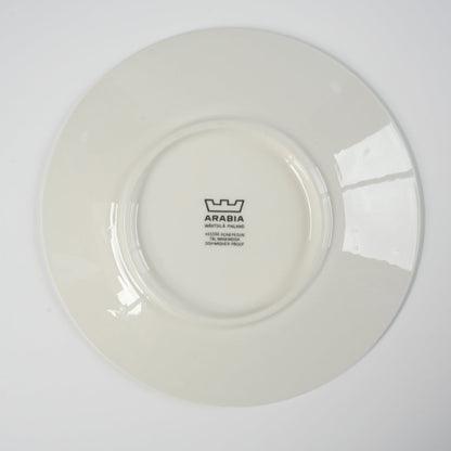 初期モデル アラビア（ARABIA）パラティッシ（Paratiisi）ブラック ティーカップ＆ソーサー - ディテール 11