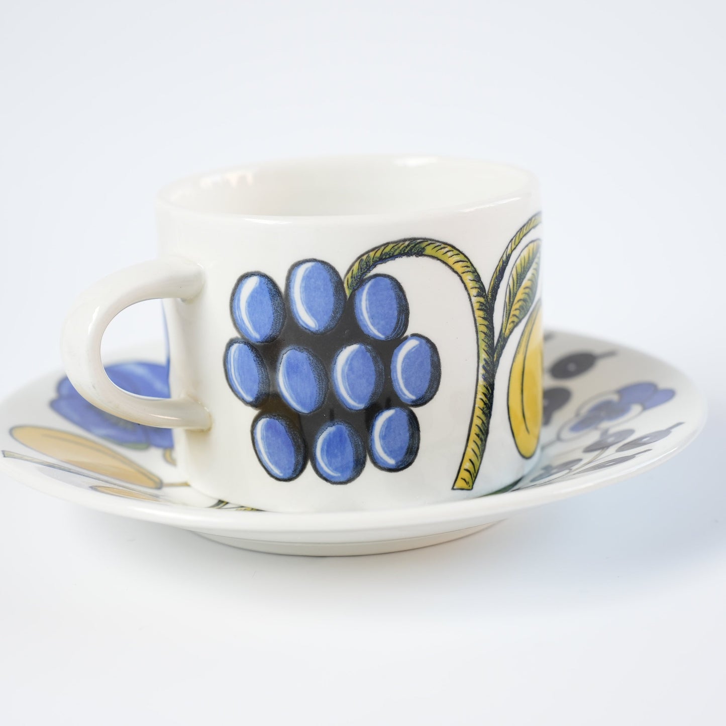 訳あり品【ヴィオラロゴ】アラビア（ARABIA）パラティッシ（Paratiisi）ティーカップ＆ソーサー - ディテール 2