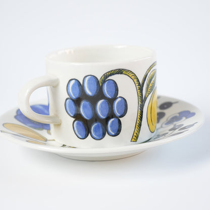 訳あり品【ヴィオラロゴ】アラビア（ARABIA）パラティッシ（Paratiisi）ティーカップ＆ソーサー - ディテール 2