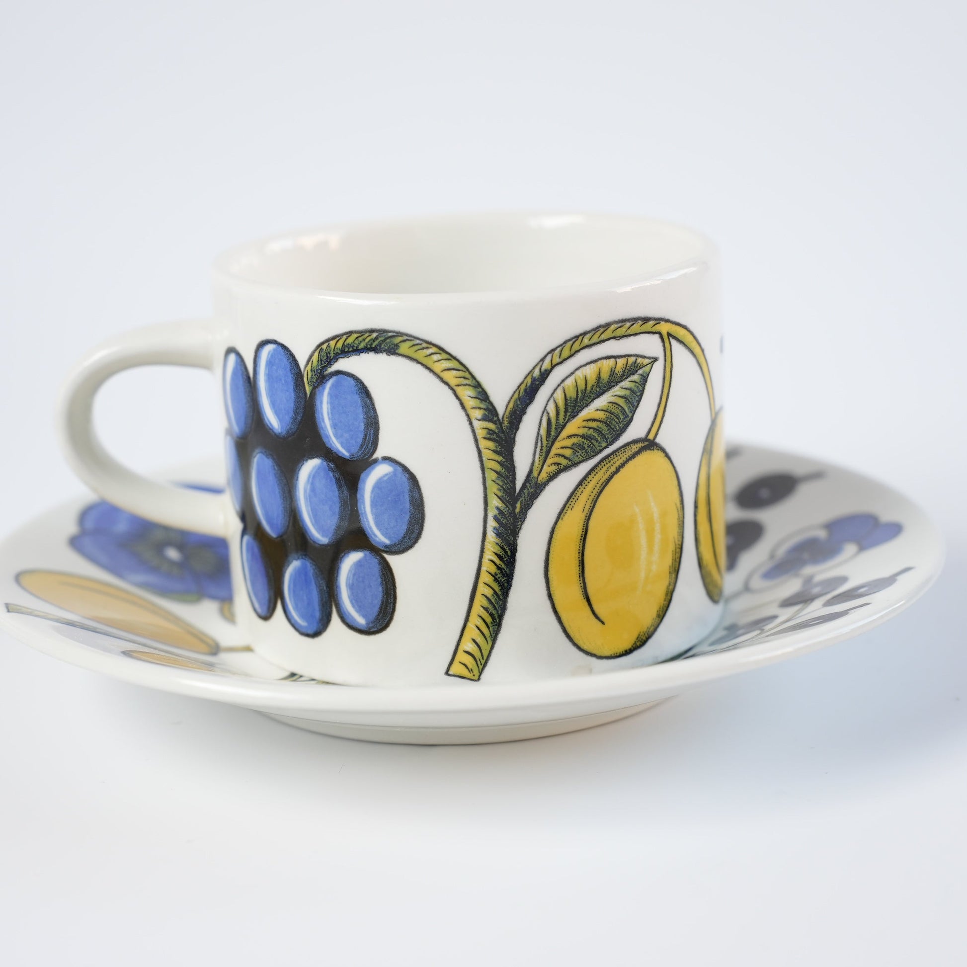 訳あり品【ヴィオラロゴ】アラビア（ARABIA）パラティッシ（Paratiisi）ティーカップ＆ソーサー - ディテール 3