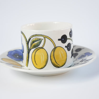 訳あり品【ヴィオラロゴ】アラビア（ARABIA）パラティッシ（Paratiisi）ティーカップ＆ソーサー - ディテール 4