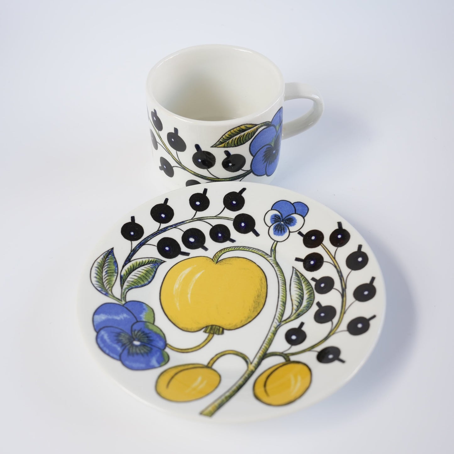 訳あり品【ヴィオラロゴ】アラビア（ARABIA）パラティッシ（Paratiisi）ティーカップ＆ソーサー - ディテール 7