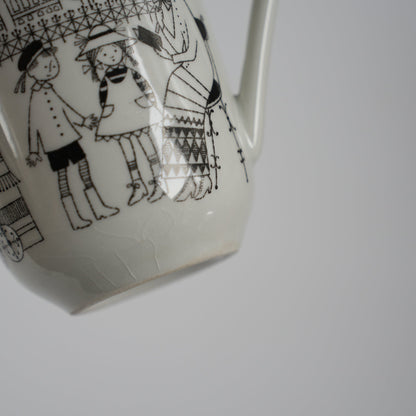 貫入あり ソーサーなし ARABIA（アラビア）Emilia（エミリア）コーヒーカップ 縦長フォルム 詳細14