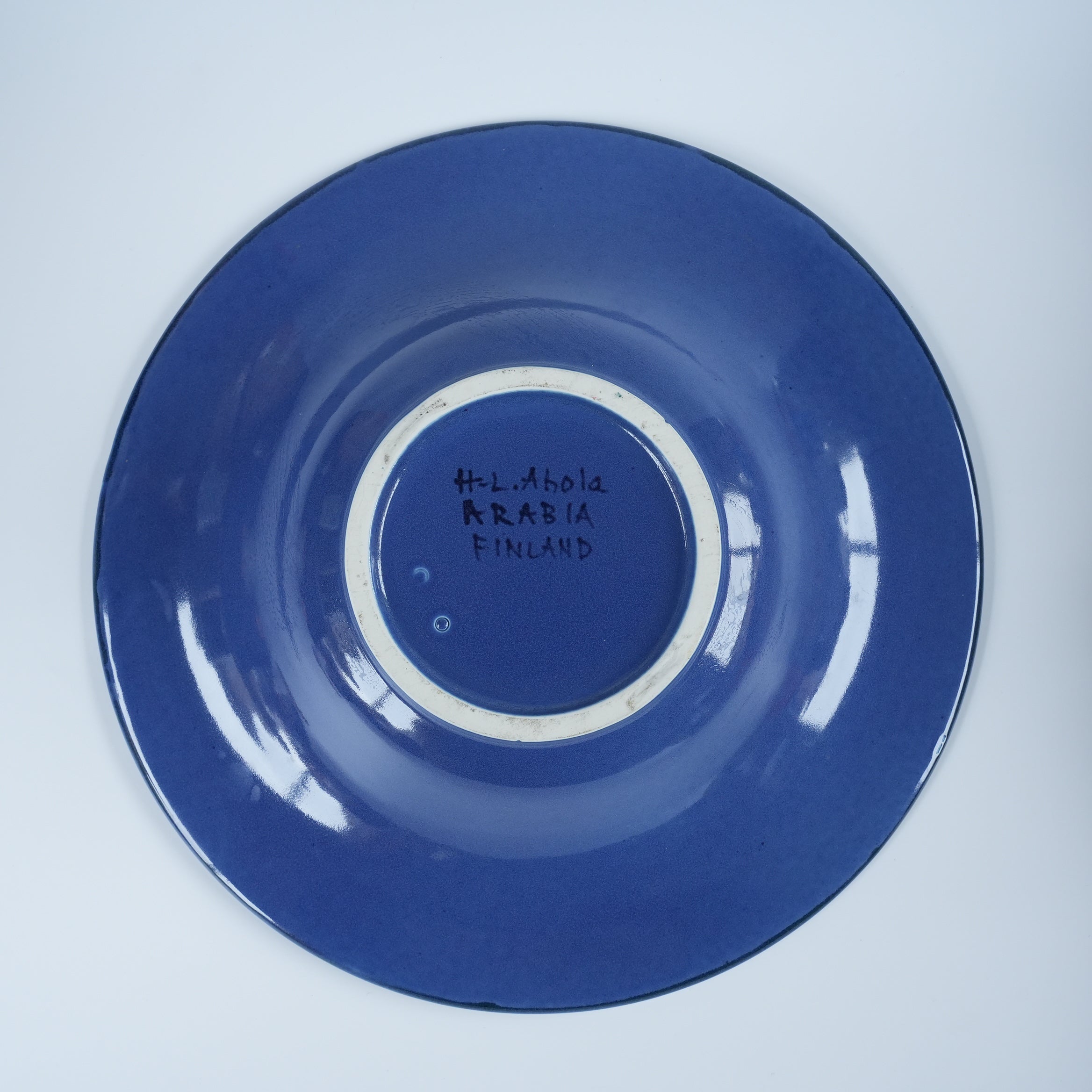 希少 ARABIA ヒルッカ・リーサ・アホラ（HLA）直筆ユニークピース 大皿