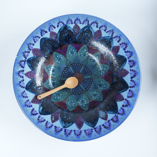 希少 ARABIA ヒルッカ・リーサ・アホラ（HLA）直筆ユニークピース 大皿