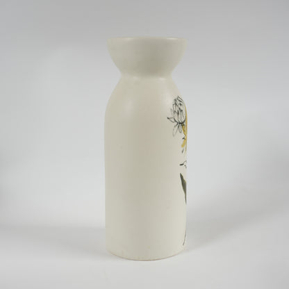 ARABIA ヒルッカ・リーサ・アホラ（HLA）黄色い花 口の開いた瓶形フラワーベース 別角度5