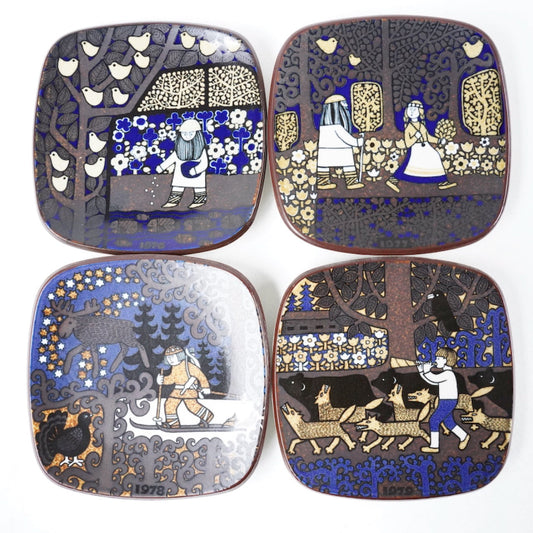 全25作品セット アラビア カレワラ（Kalevala）記念プレート - 全体像