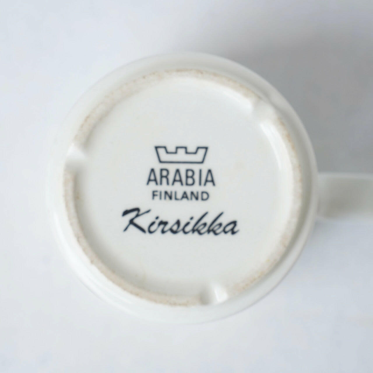 訳あり ARABIA キルシッカ（Kirsikka）コーヒーカップ＆ソーサー - ディテール 9