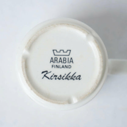 訳あり ARABIA キルシッカ（Kirsikka）コーヒーカップ＆ソーサー - ディテール 9