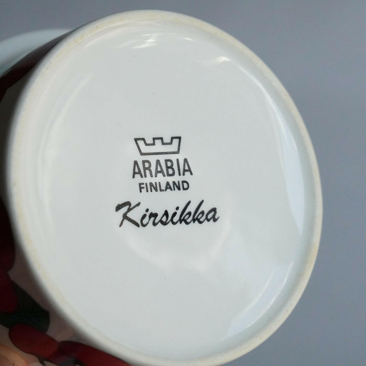 ARABIA キルシッカ（Kirsikka）クリーマー＆シュガーボウル - ディテール 8