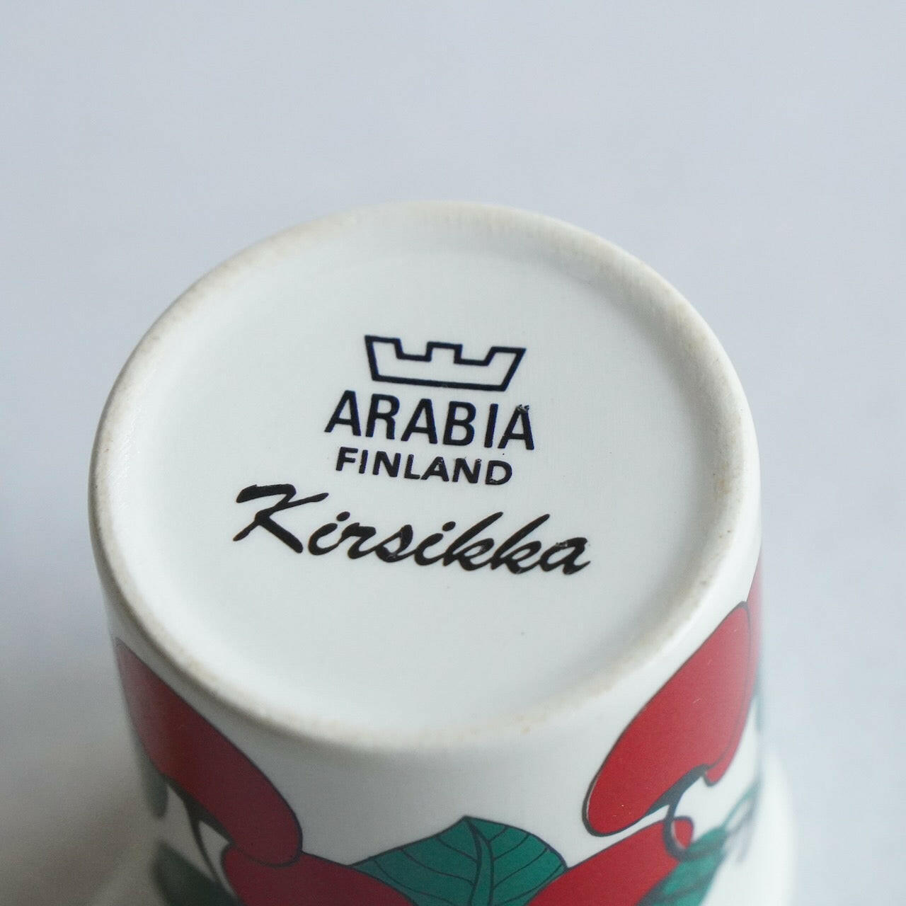ARABIA キルシッカ（Kirsikka）クリーマー＆シュガーボウル - ディテール 18
