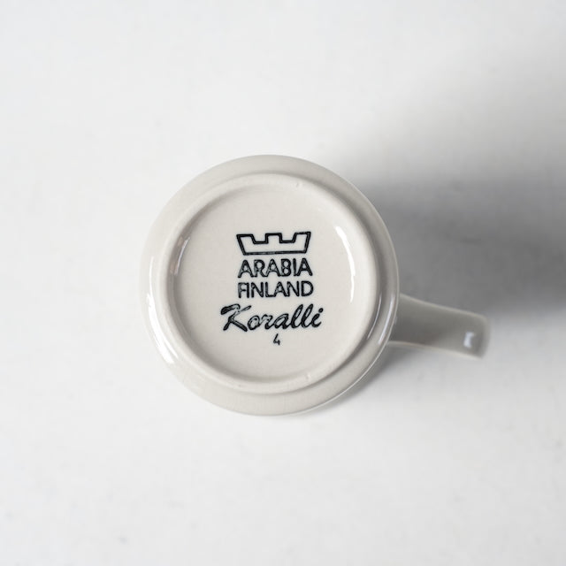 訳あり ARABIA コラーリ（Koralli）コーヒーカップ＆ソーサー - ディテール 8