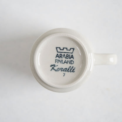ARABIA コラーリ（Koralli）コーヒーカップ＆ソーサー - バックスタンプ・裏印