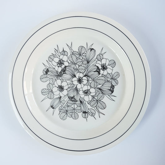 アラビア（ARABIA）クロッカス（Krokus）24cmプレート 2 - 全体像