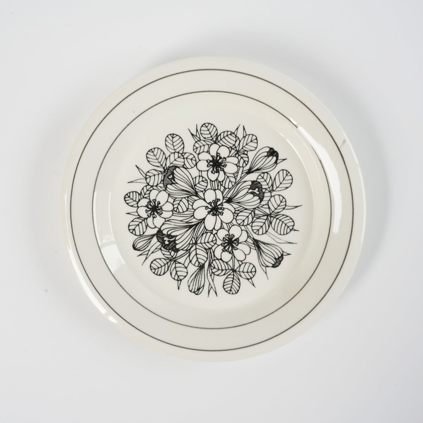 アラビア（ARABIA）クロッカス（Krokus）17cmプレート - 全体像