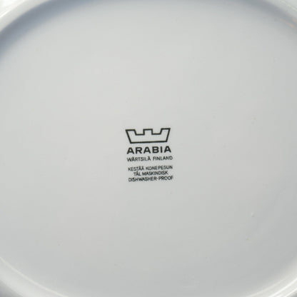 最初期モデル アラビア パラティッシ ブラック（Paratiisi）25cm オーバルプレート 1 - 側面