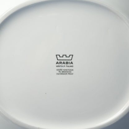 最初期モデル アラビア パラティッシ ブラック（Paratiisi）25cm オーバルプレート 2 - 側面