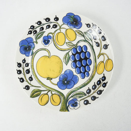 1988年製 ARABIA（アラビア）パラティッシ（Paratiisi）26cmプレート - 全体像