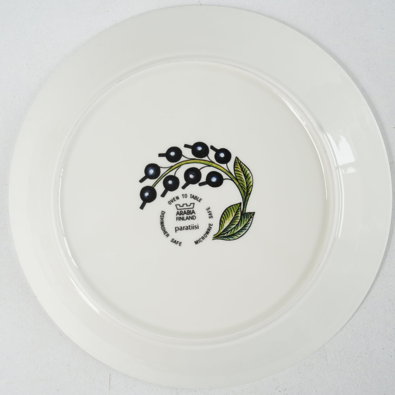 1988年製 ARABIA（アラビア）パラティッシ（Paratiisi）26cmプレート - ディテール 2